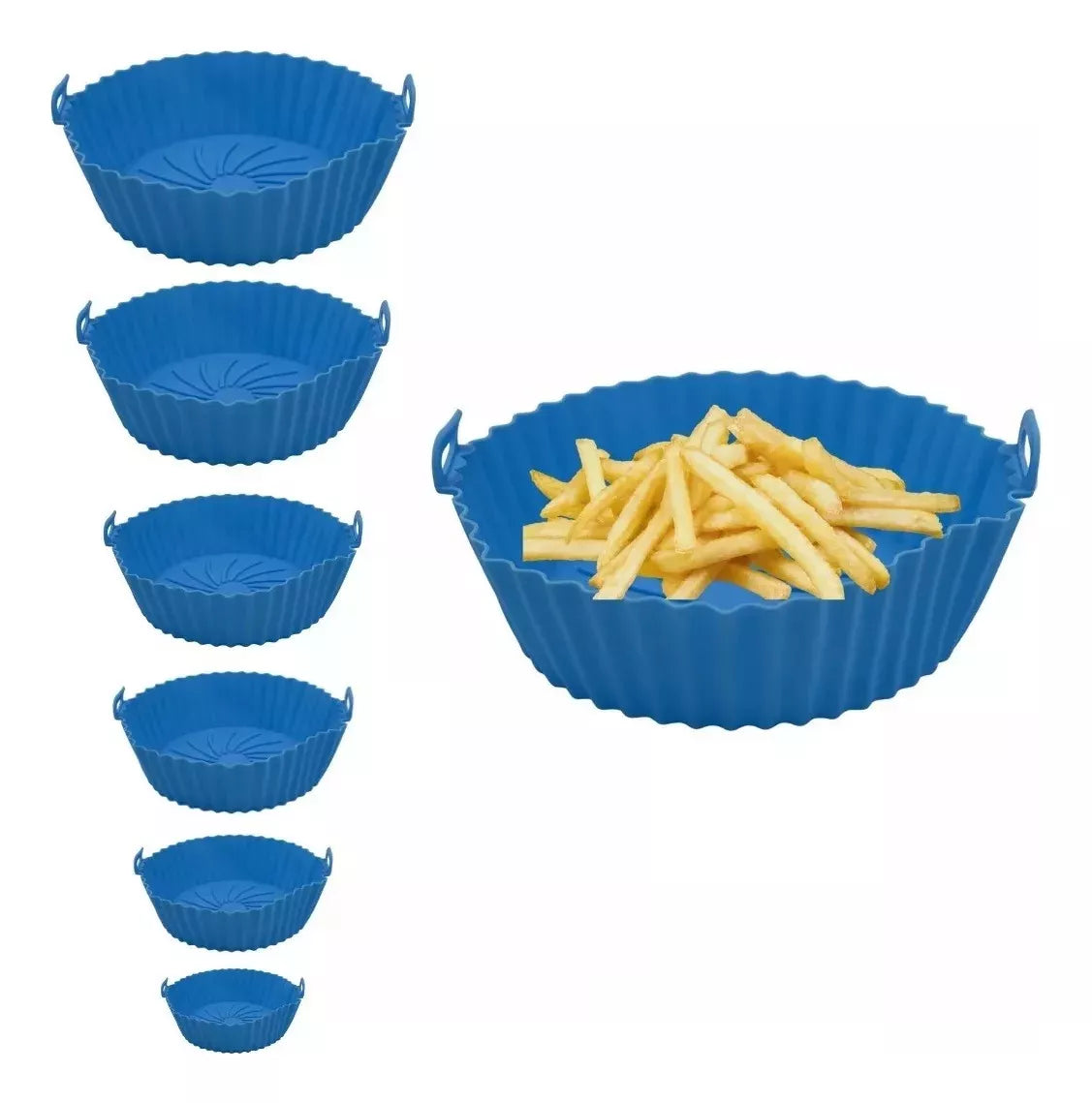 Pack 6 Moldes de Silicona - Air Fryer