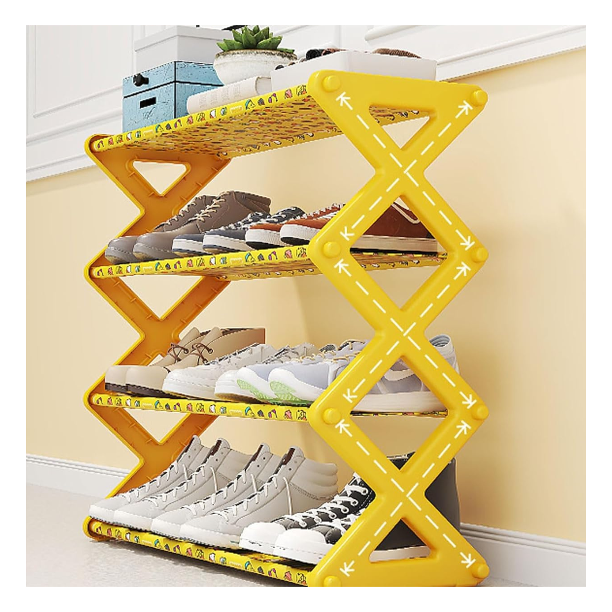Zapatero Zig Zag - 4 niveles