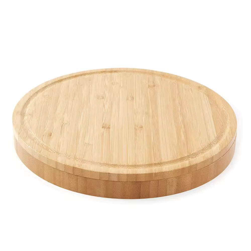 Tabla de quesos de Bambú + 3 utensilios