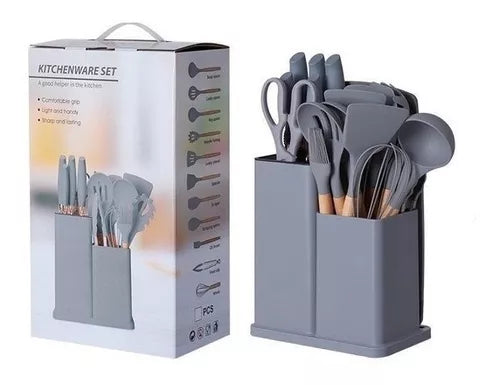 Set Utensilios de Cocina de Silicona (19UN)