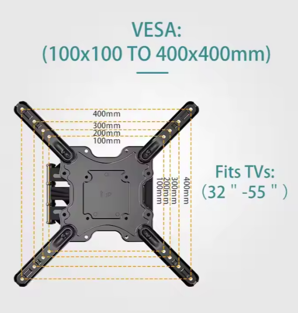 Soporte de pared para TV (32-60 pulgadas)