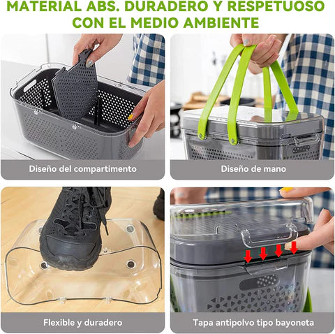 Cortador Picador Verduras Multifuncional